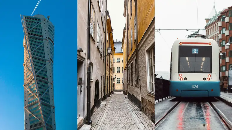 Malmö, Stockholm, Göteborg
